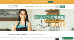 Desktop Screenshot of apartamentossimonverde.com